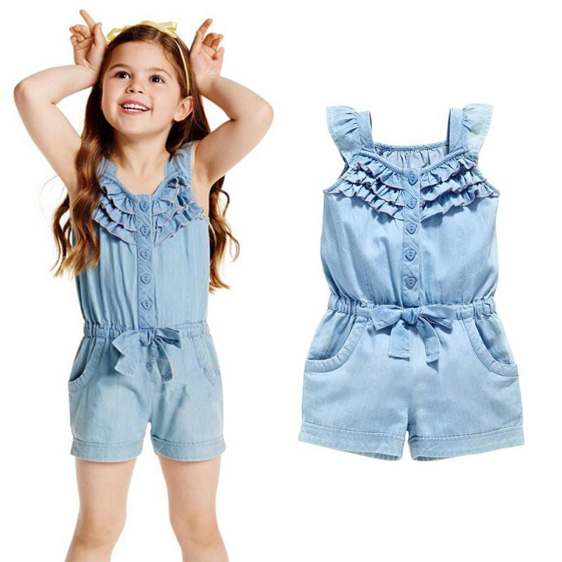BAJU ANAK PEREMPUAN DENIM IMPORT