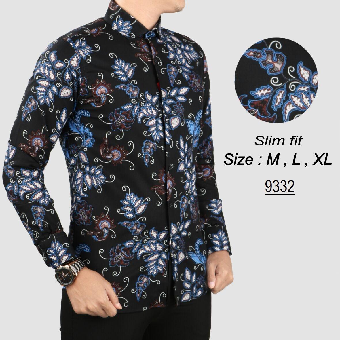 Batik Pria Modern Kemeja Pria Slim fit WW20