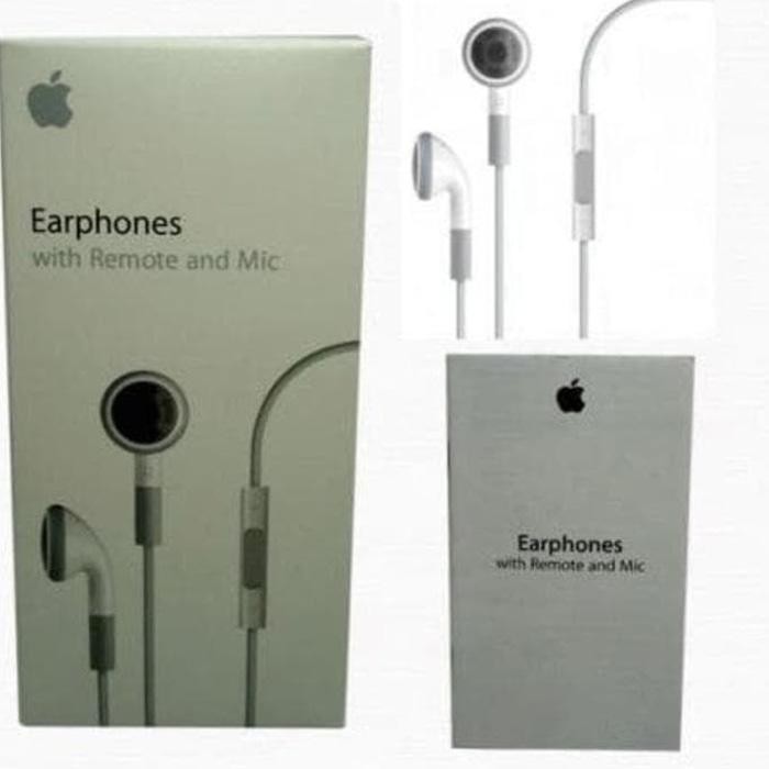 BEST SELLER - JUAL APPLE IPOD - IPHONE - IPAD EARPHONES WITH REMOTE