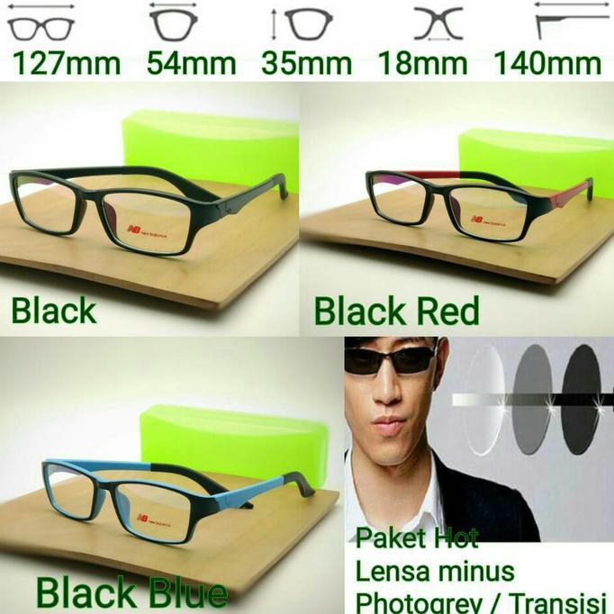 Frame Kacamata Minus Kacamata Lensa Photochromic Photogrey - Djfpwjg