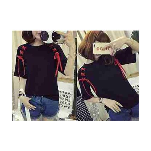 Oscar oscar Blouse Sely Top - Black Spandek Soft Best Quality