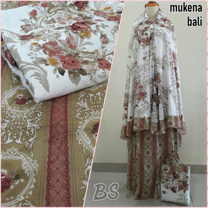 Jual mukena-mukena bali murah - Cokelat Muda