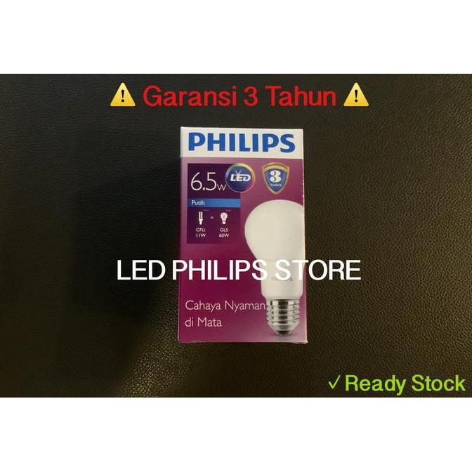 TERLARIS! Lampu Bohlam LED Philips 7 Watt Putih/Cool Day Light (7W 7 W 7Watt)