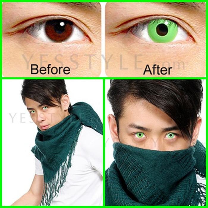 Promo Acessoris Warna Mata Softlens Geo Anime Cosplay CP-F4 14Mm