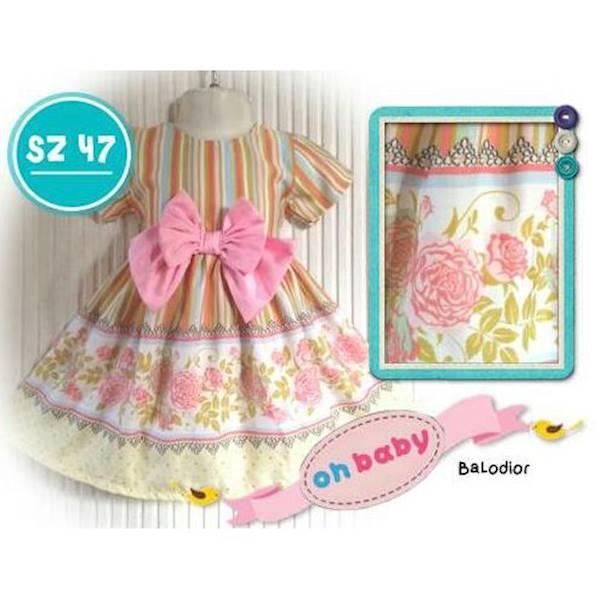 PROMO SALE - DRESS BAJU PESTA ANAK CUTETRIK OHBABY 2-7 TH SZ 47 F001
