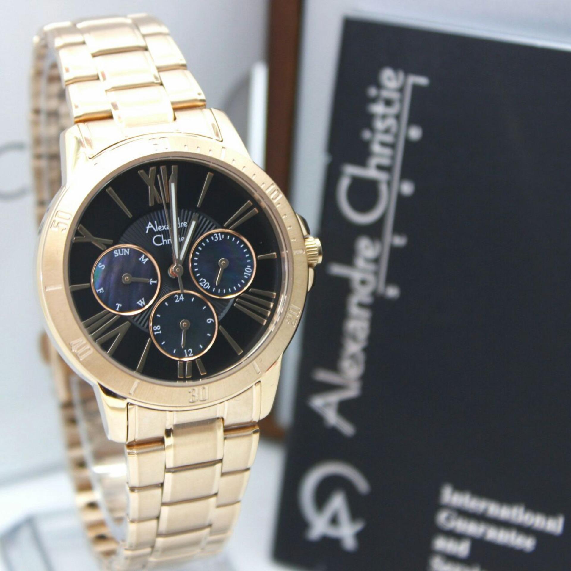 Alexandre Christie AC2650BF - Jam Tangan Fashion Wanita Murah - Chrono Multifungsi