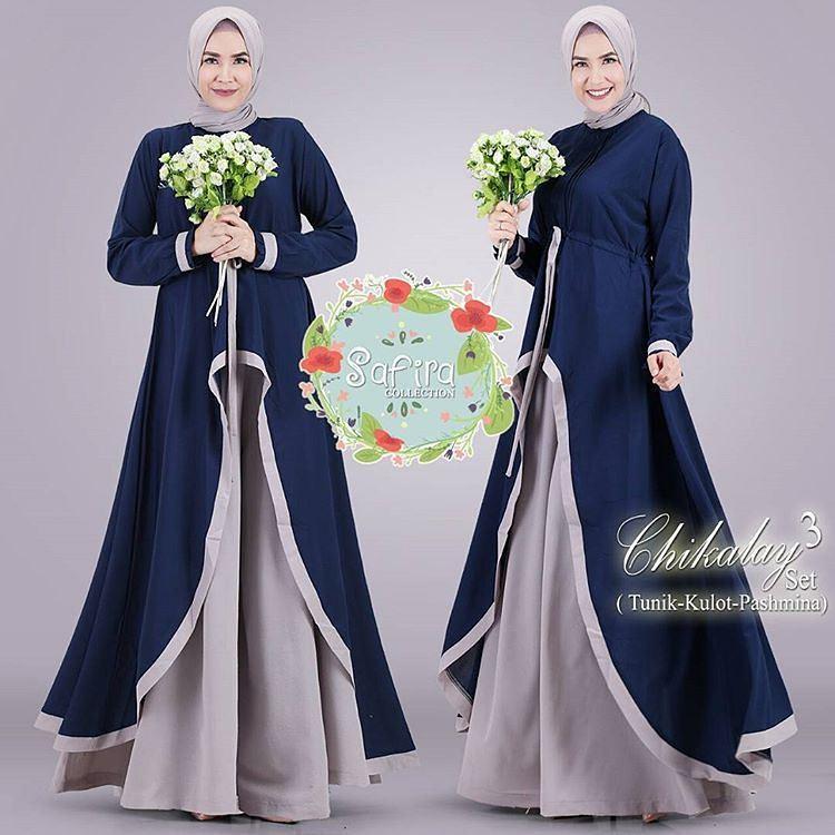 “BC CHIKALAY” Maxi Dress Syari Gamis Bahan Balotely Wolfice Katun Rubiah Spandek Panjang Hijab Casual Pakaian Wanita Trand Terbaru Fashionable