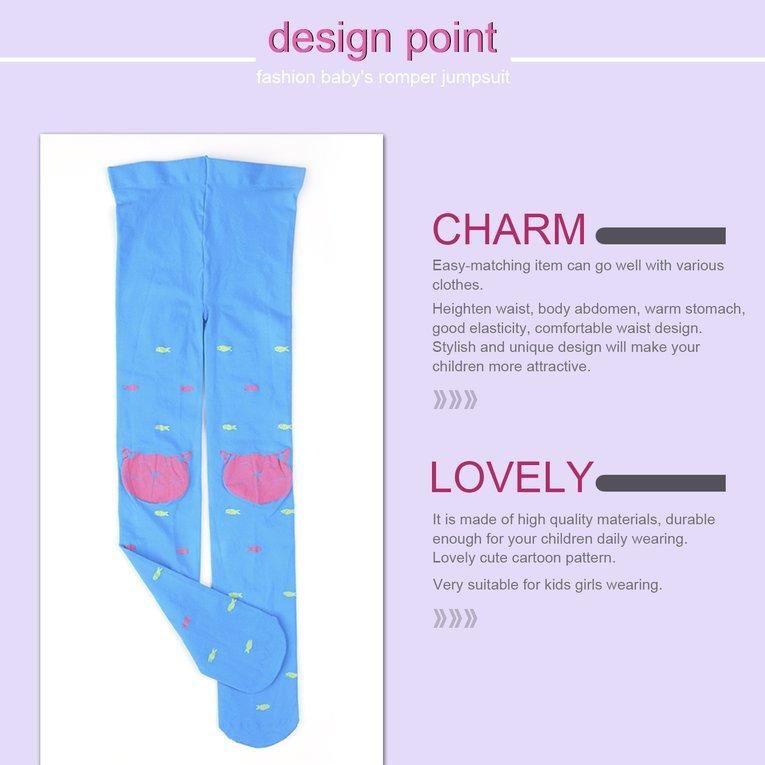 Musim Semi Musim Gugur Anak Gadis Legging Lucu Lucu Kartun Beludru Pantyhose