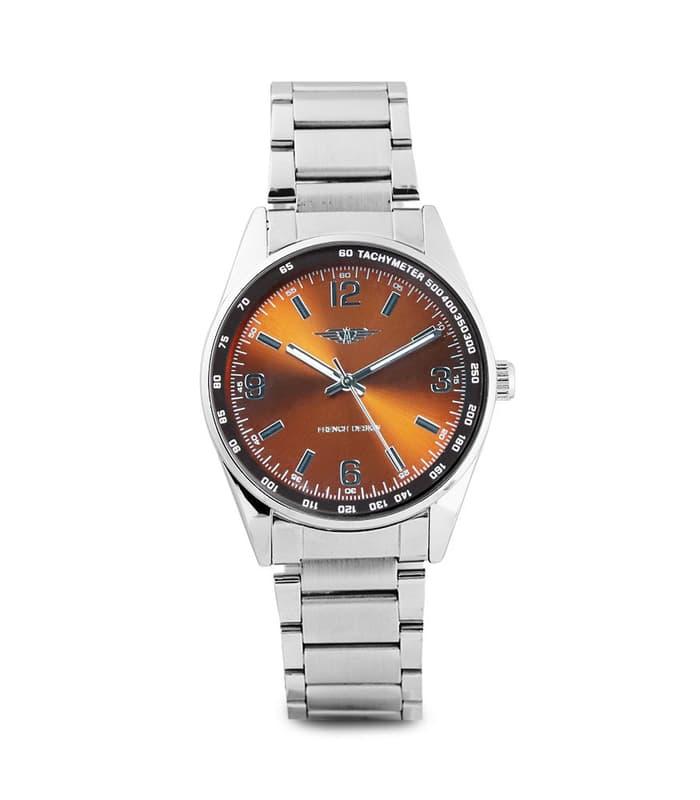 JAM TANGAN PRIA IMPORT ALIVE SOPHIE MARTIN SILVER NORBERT GAL313S3 ORI