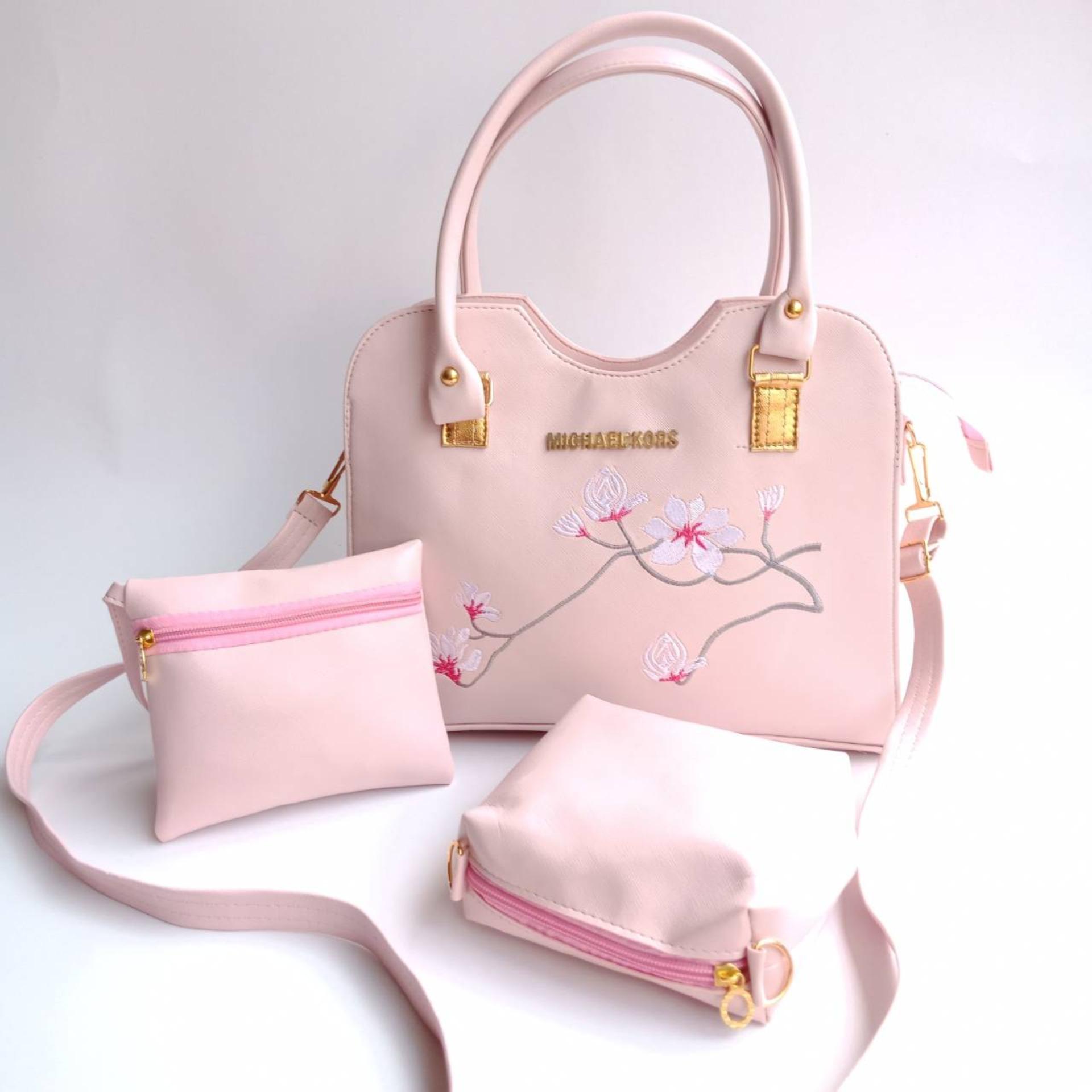 PROMO Tas slempang Jinjing Elegan 3in1 Wanita bucket import/Sling NAGITA BORDIR