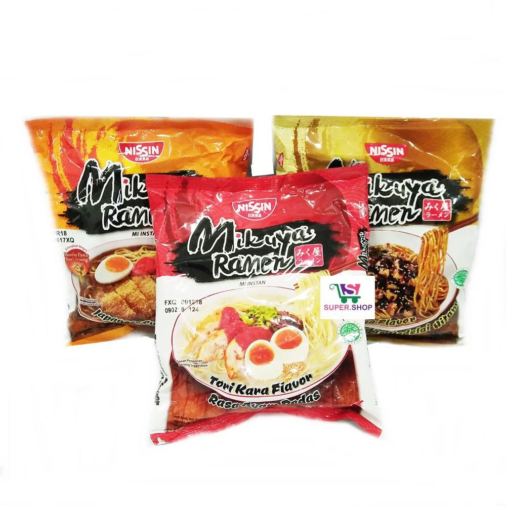 Nissin Mikuya Ramen Saus Pedas Kedelai Hitam / Ayam Pedas / Japanese Curry