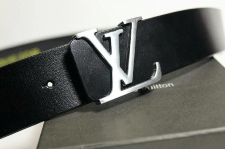 ikat pinggang LV to pria dan wanita sabuk gesper belt kulit asli