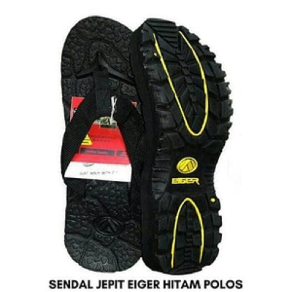 MURAH ACCESSORIES - SANDAL GUNUNG EIGER HITAM / SANDAL JEPIT EIGER TERBARU / SANDAL JAPIT EIGER