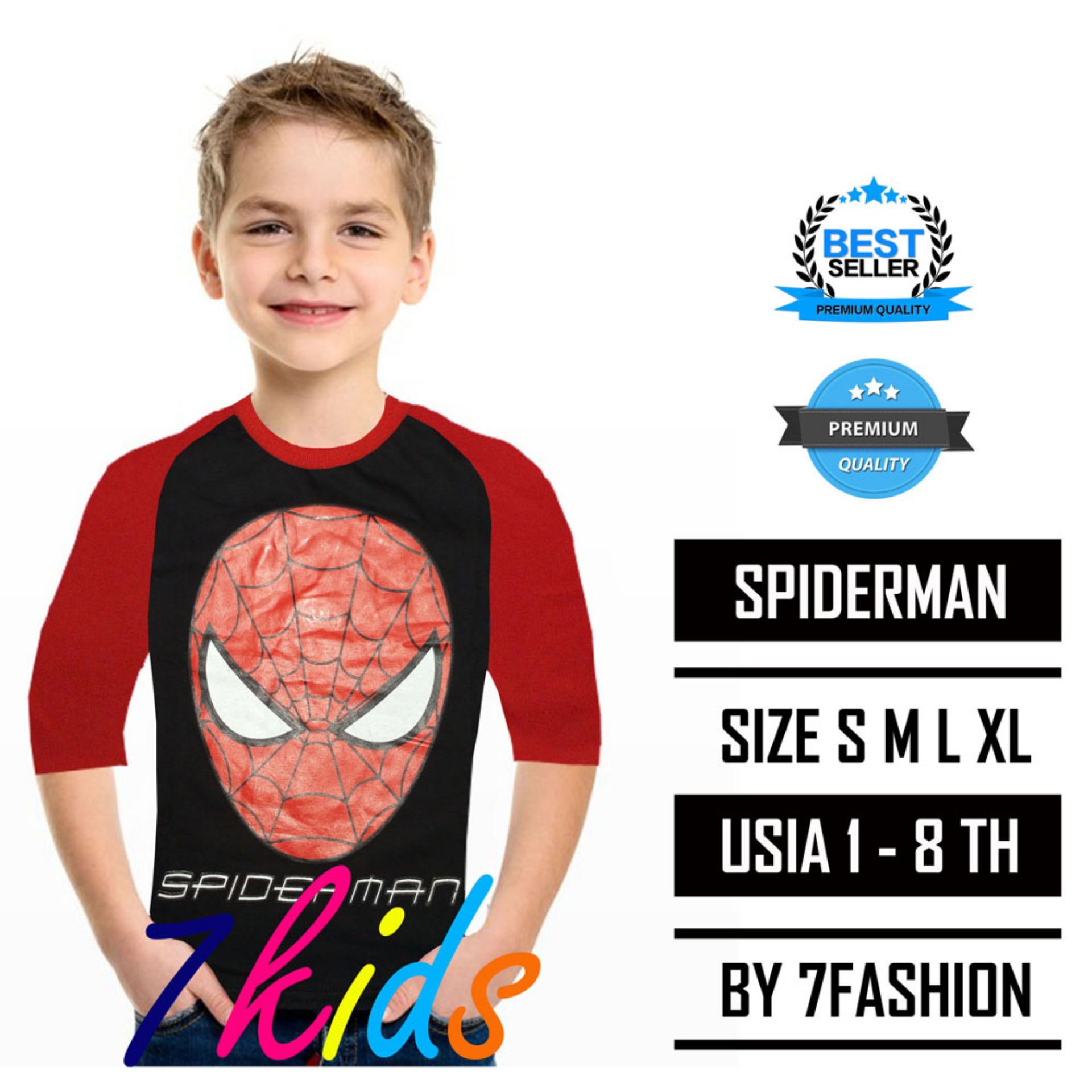 7KIDS - KAOS ANAK KARAKTER SPIDERMAN