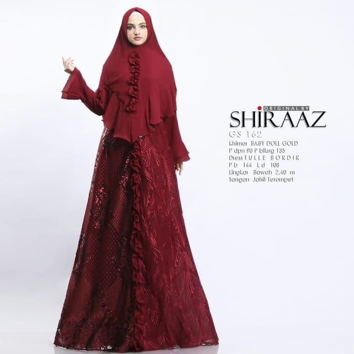 GAMIS PESTA SYARI GS-162 by Shiraaz ORIGINAL BRANDED