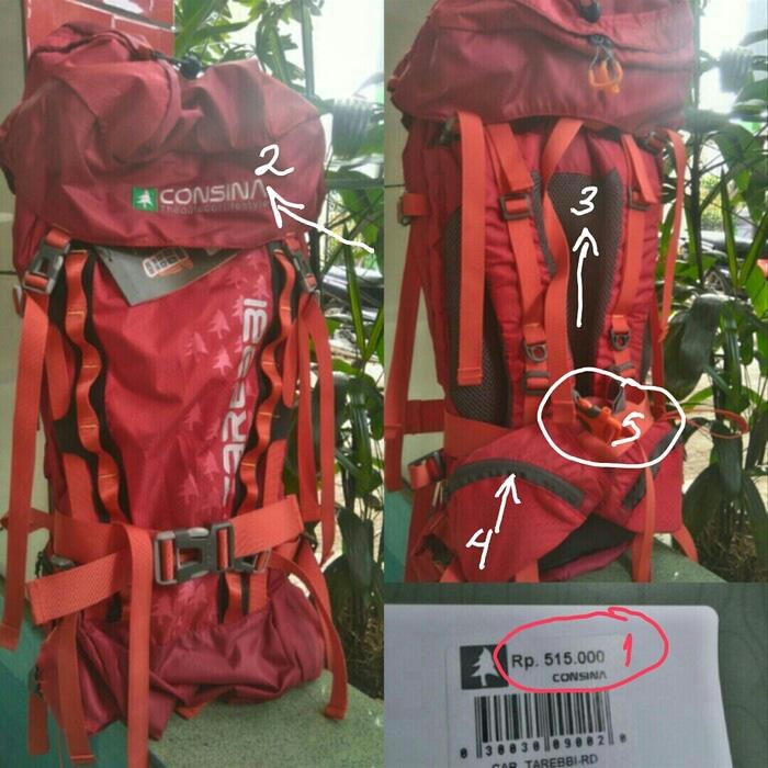Tas Gunung/Carrier Consina Tarebbi 60L - nsHLkc