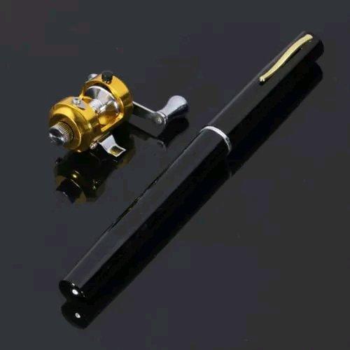Lengkap Fishing Pen Mini Portable Pancing Pulpen Joran Pena Rod Bolpen