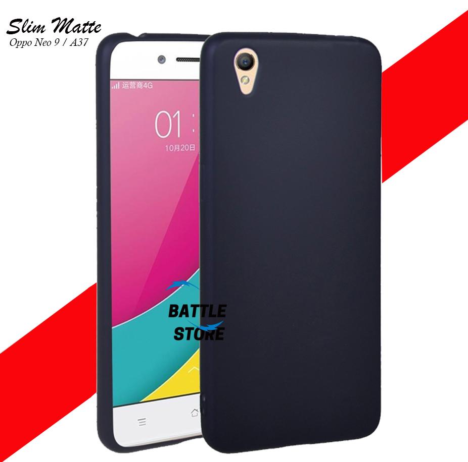 Silicone Soft Case Baby Skin For Oppo Neo 9 ( A37 ) Case Luxury Matte Cover For Oppo Neo 9 ( A37 ) - Black