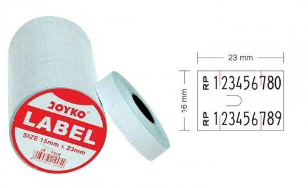 Kertas Label Harga Joyko 2 baris 1slop=10 Roll (LBP2CY)
