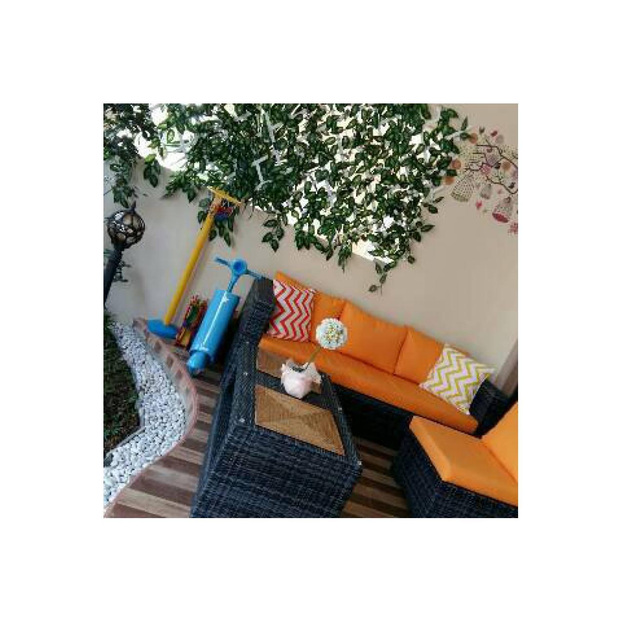 SET mini SOFA ROTAN SINTETIS COLOURFULL BGOR CIBINONG