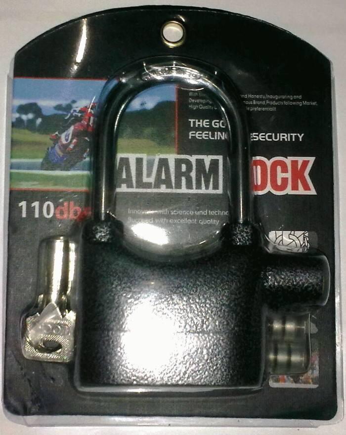 GEMBOK ALARM PANJANG (12CM) - xL1f6p