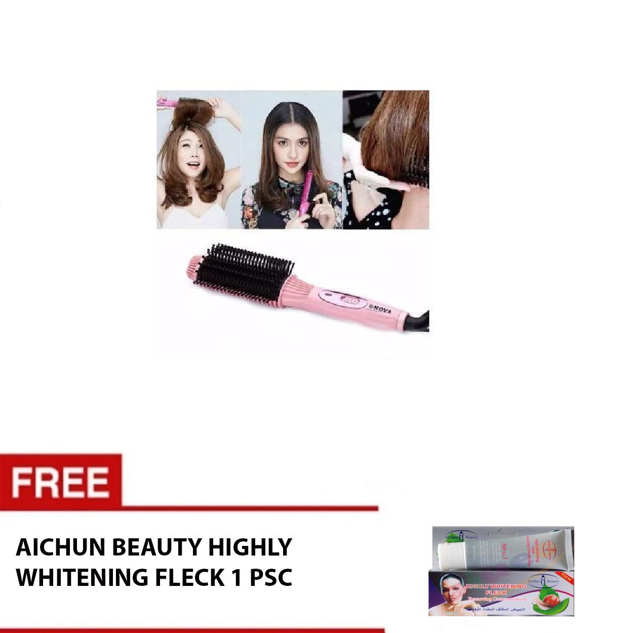 Nova LS 189 Catok Sisir Blow Elektrik Brush Styler Random Color Free Aichun Highly Whitening Fleck 40 Gram