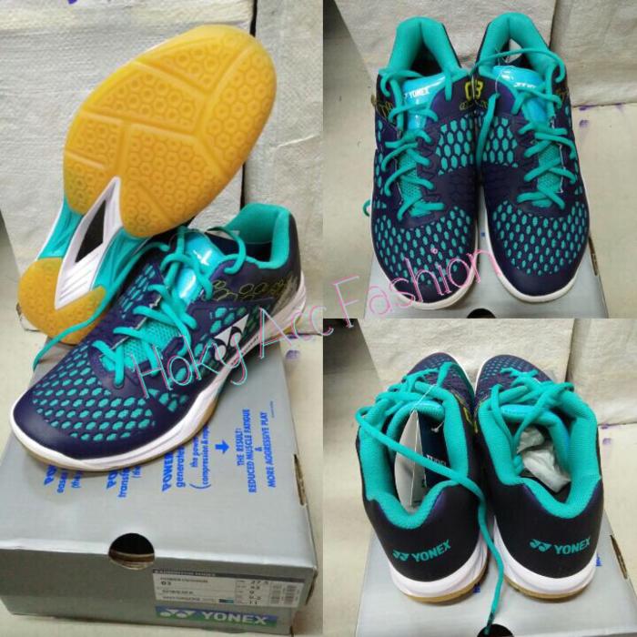 Sepatu Badminton Yonex SHB 03 EX Navy -Original - iodV2d