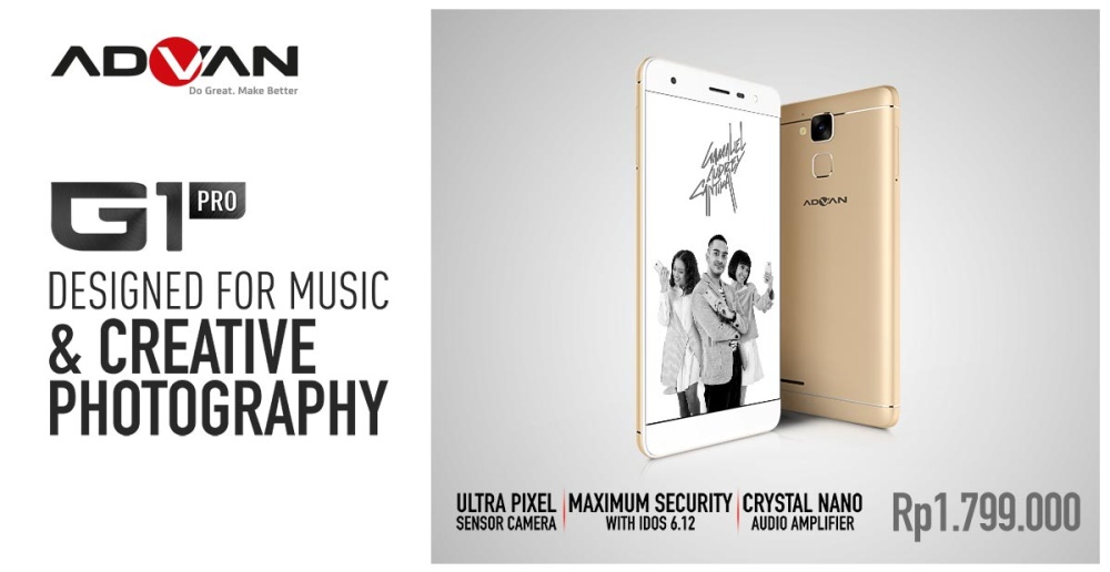 Advan G1 Pro - 3GB/32GB - Grey.: Membeli jualan online 