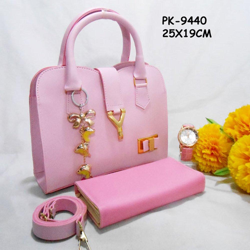 Paket Tas 3in1 PK-9440 (Tas,Dompet & Jam Tangan) di lapak Tas Wanita Murah Meriah berlii