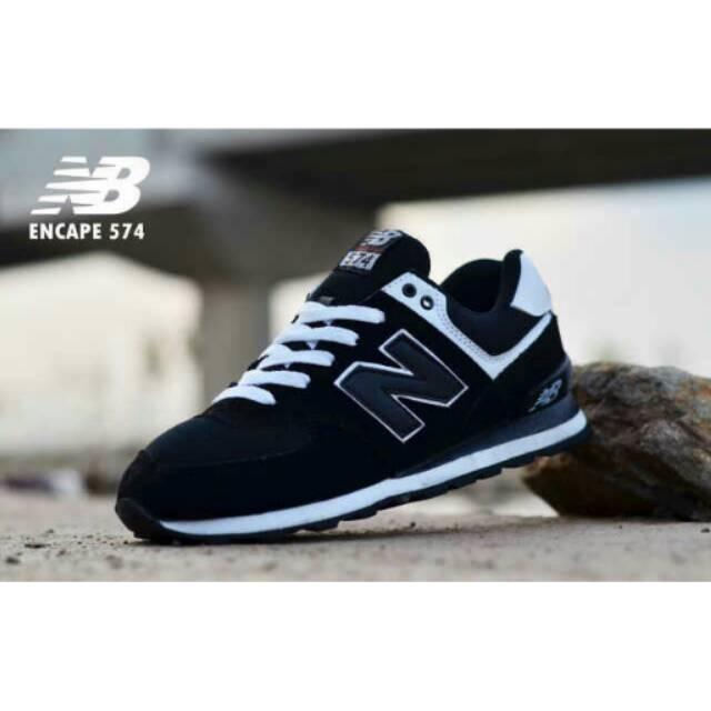 Sepatu NB 574 Hitam New Balance Murah Sneakers Pria Sport Lari