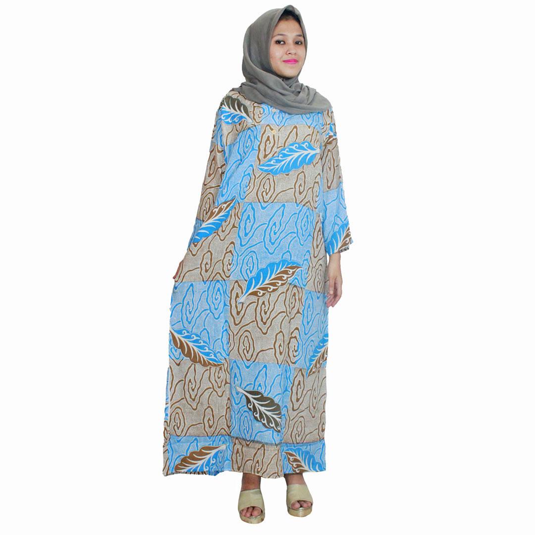 Longdres Batik, Daster Lengan Panjang, Baju Tidur, Kancing, Daster Bumil - Busui (LPT001-06) Batikalhadi Online