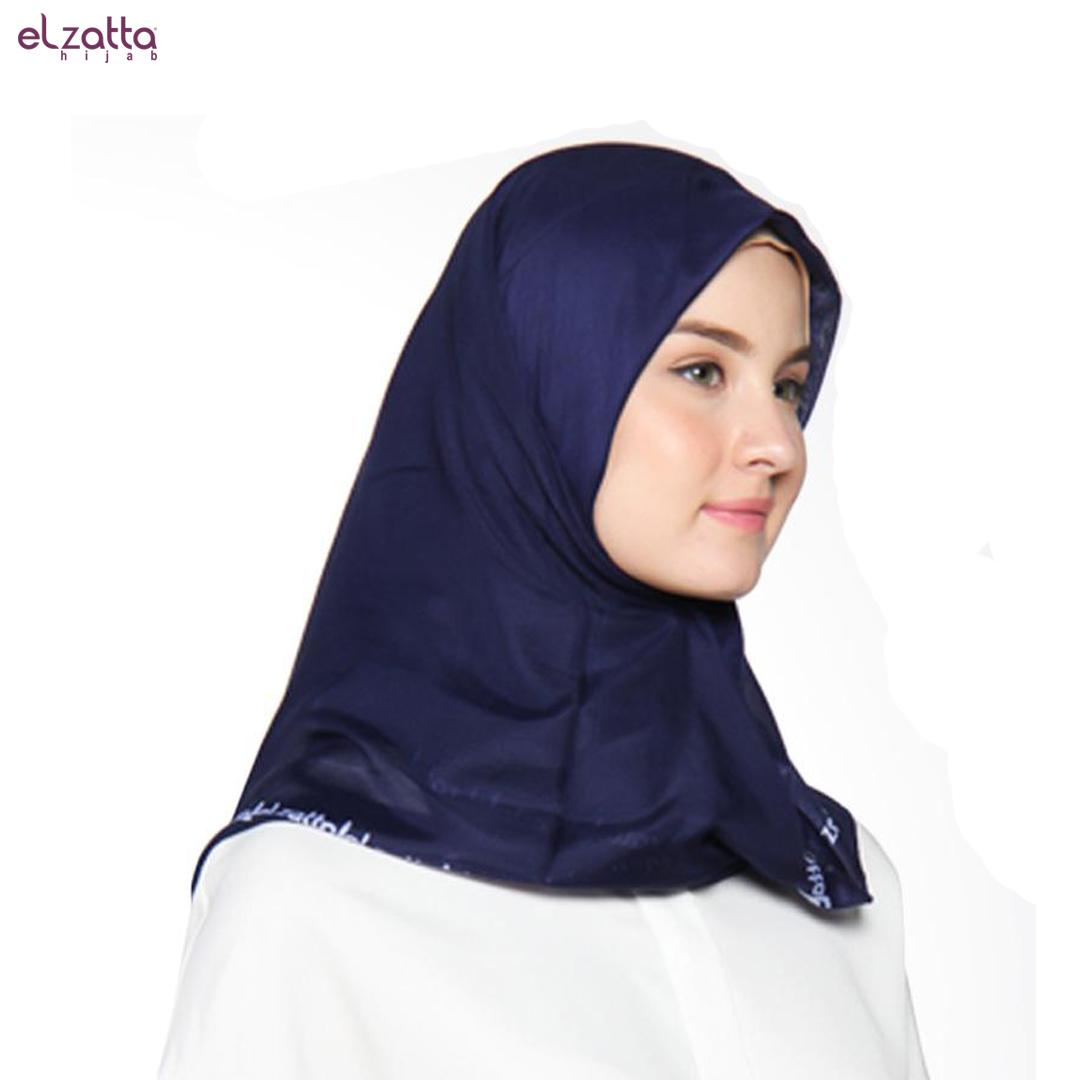 HIJAB INSTAN ELZATTA HIJAB SEGI EMPAT NAVY