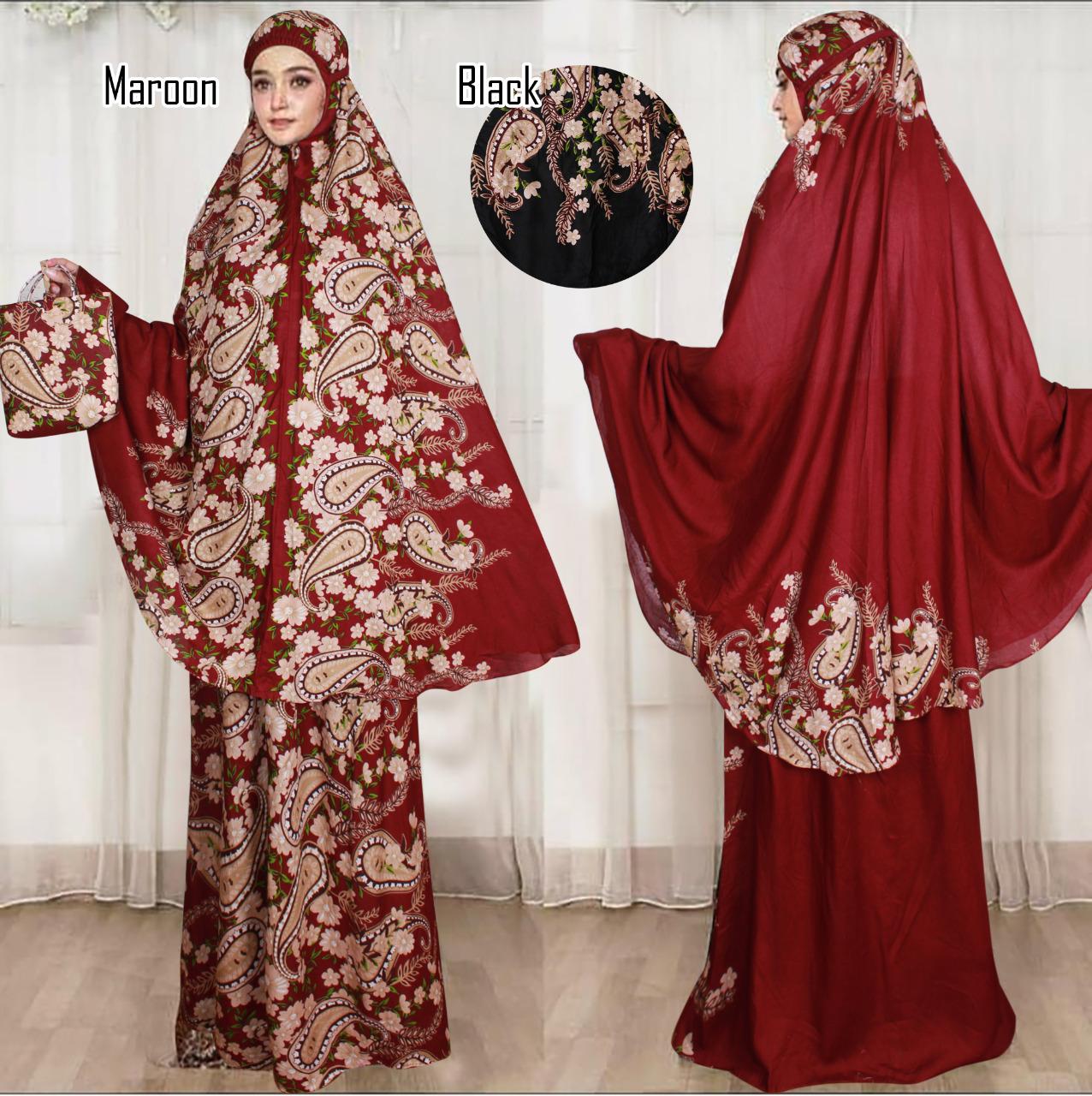Moscow/mukena katun bali/mukena rayon/mukena dewasa/mukena bunga/mukena jumbo/mukena Ayunda