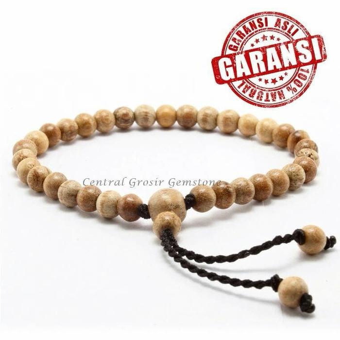 GELANG TASBIH KAYU GAHARU ORIGINAL GARANSI HARGA TERMURAH SE-TOKOPEDIA Asli Original