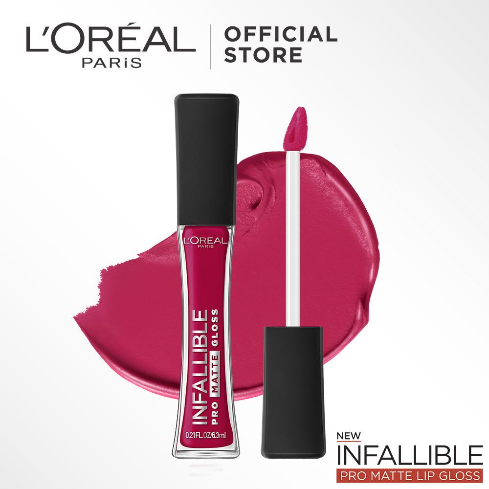 L'Oreal Paris Makeup Lipstick Infallible Pro Matte Gloss - Rouge Envy 312