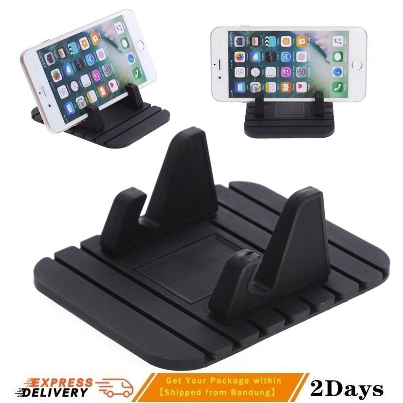 Soya Global Tatakan anti Slip hp untuk Mobil Phone Holder terbuat dari Silikon Lembut gampang dipakai dicuci sesuai dengan segala jenis hp Samsung Iphone Huawei OPPO XIaomi