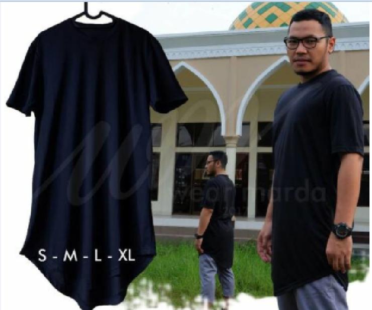 Gamis Pakistan Pria Bahan Kaos seperti Jubah Arab bisa jadi Baju koko