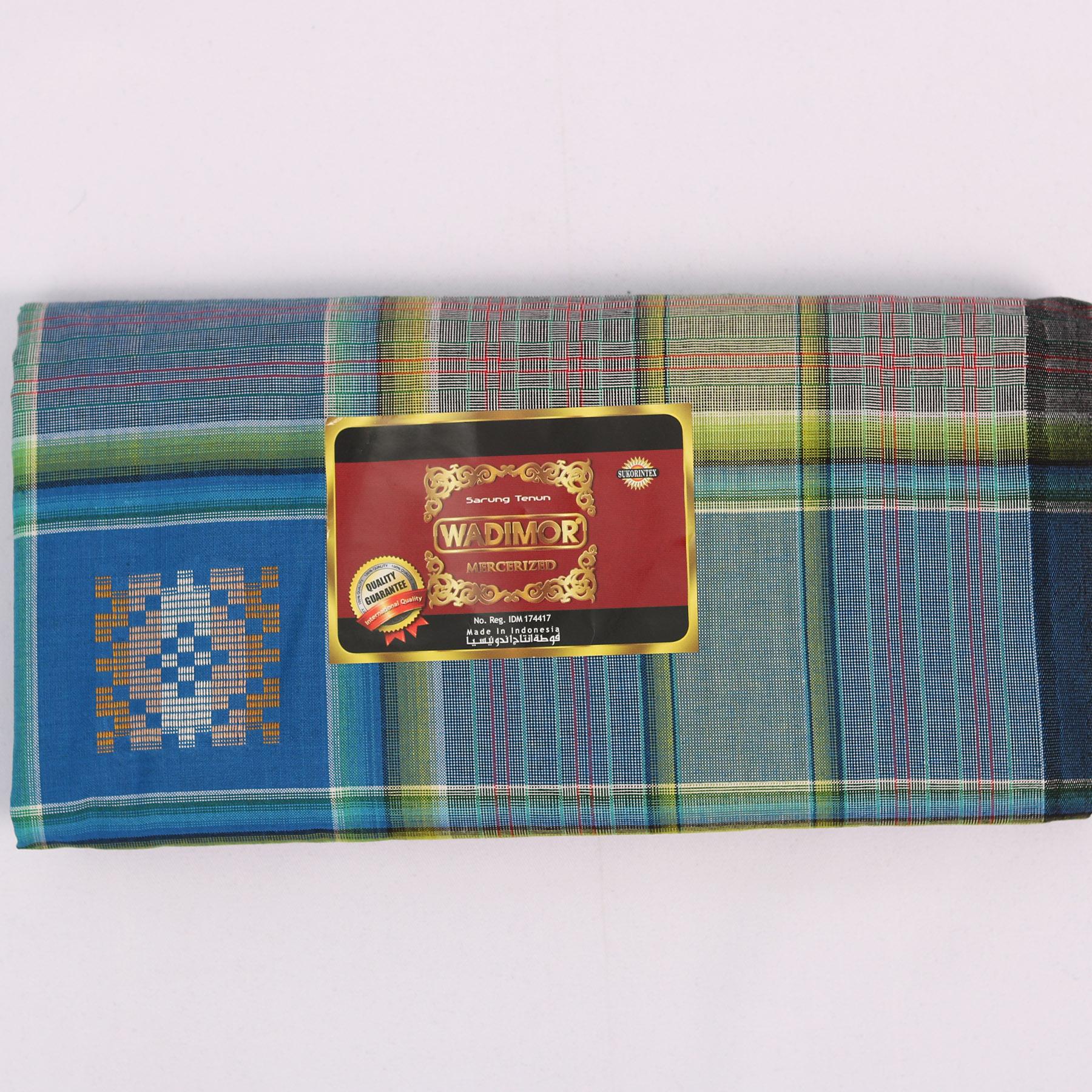 Sarung Tenun Wadimor Songket Mercerized Pria Sarung Sholat Murah dan Berkualitas Massempoo