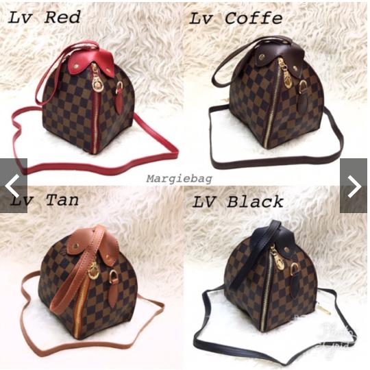 DOMPET KETUPAT BONIA ADA TALI PANJANG TRIANGLE KERUCUT CLUTCH GUC CI WANITA L V BELIMBING L V BONIA