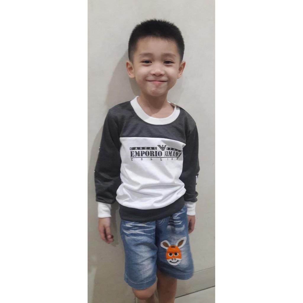 KP Kaos Sweater Anak 1-16Th/Atasan Anak Cowok/Kaos Anak/Sweater Anak/Uk Fit S-XXXL- ARMANI