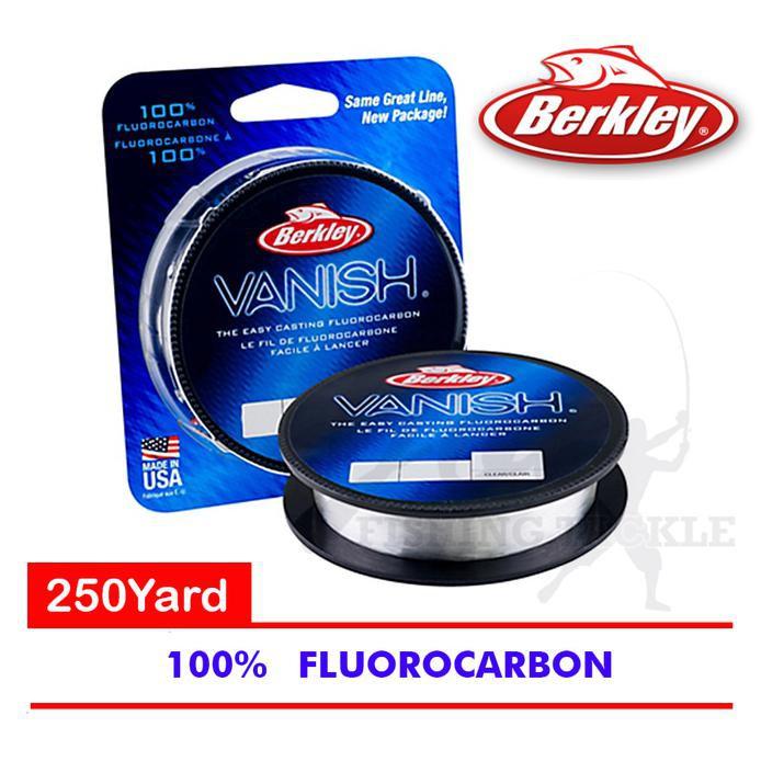 HOT DEAL BERKLEY VANISH 6LB 250YARD 0-22MM CLEAR - 100% FLUOROCARBON TERLARIS