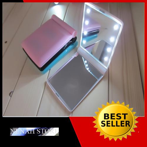Cermin LED Rias Wajah Jadi Jelas (Terdapat 8 butir lampu LED)