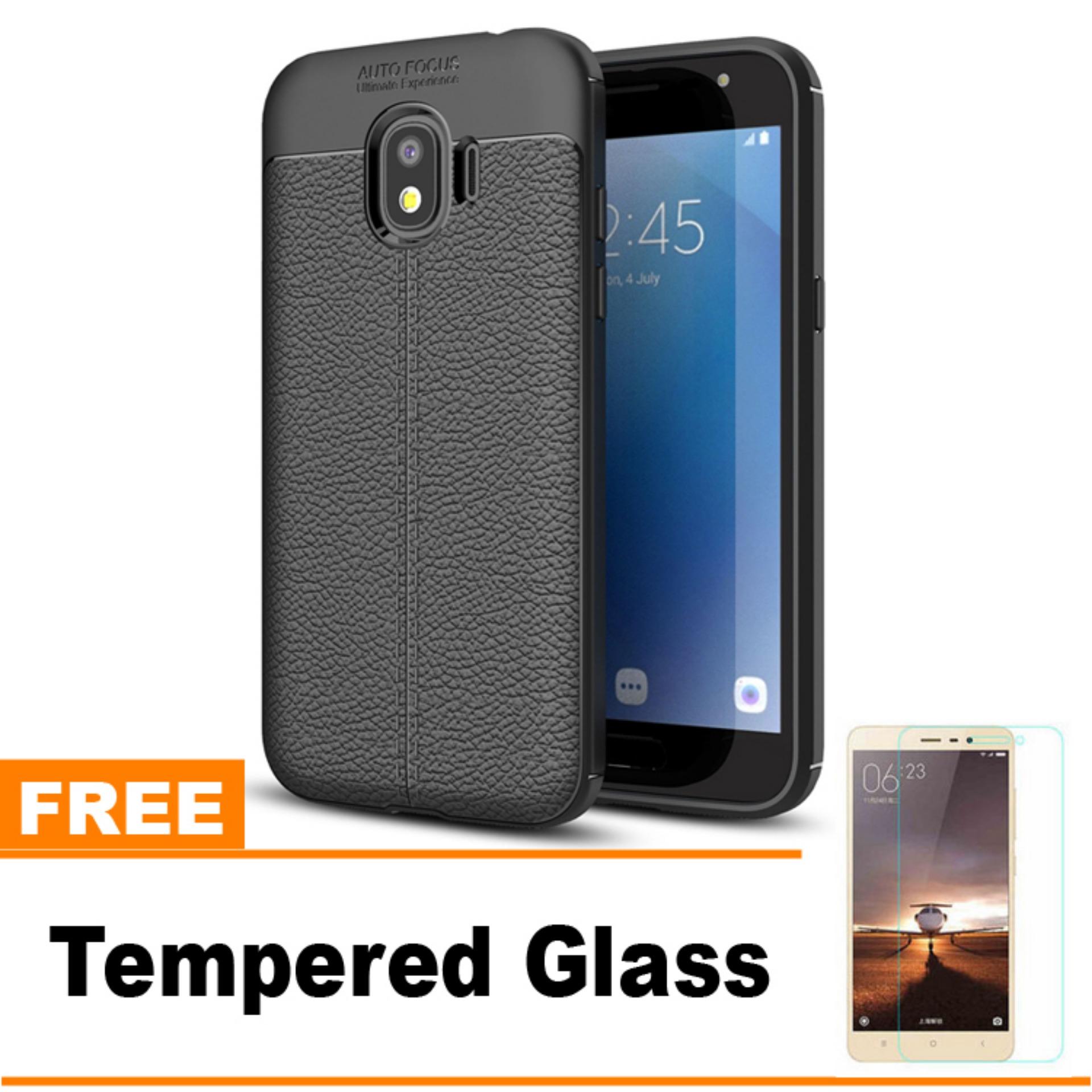 Original Lazada Case Auto Focus For Samsung Galaxy J2 Pro 2018 - Hitam - Hadiah Tempered Glass