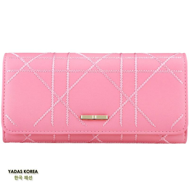 Yadas Korea Kayla Dompet Wanita Lipat 3 - 6805-483 Rose