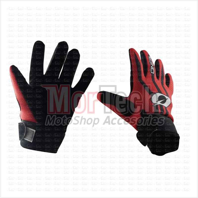 Oneal Sarung Tangan Motor Cross / Trail Full Printing Size XL Merah