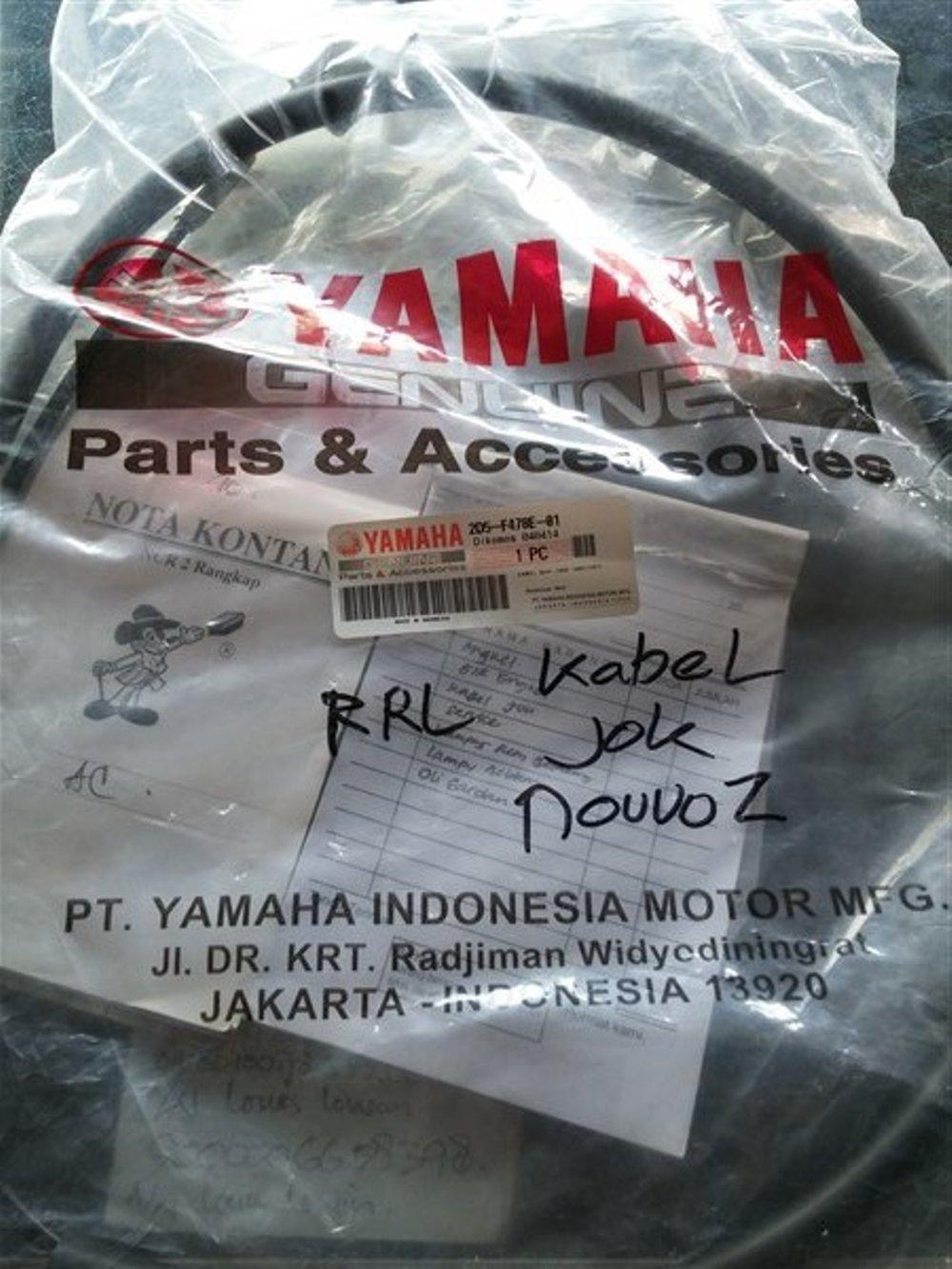 Kabel Jok Yamaha Nouvo Z(Cocok Untuk Rubahan) YGP