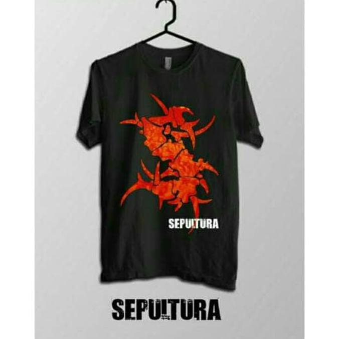 Kaos Band Musik Sepultura T - Shirt Kaos Distro - Sale Promo!!