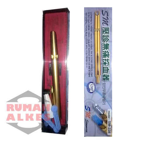 TERMURAH Lancing Device SAMMORA Gold (Pena Bekam) Harga Grosir