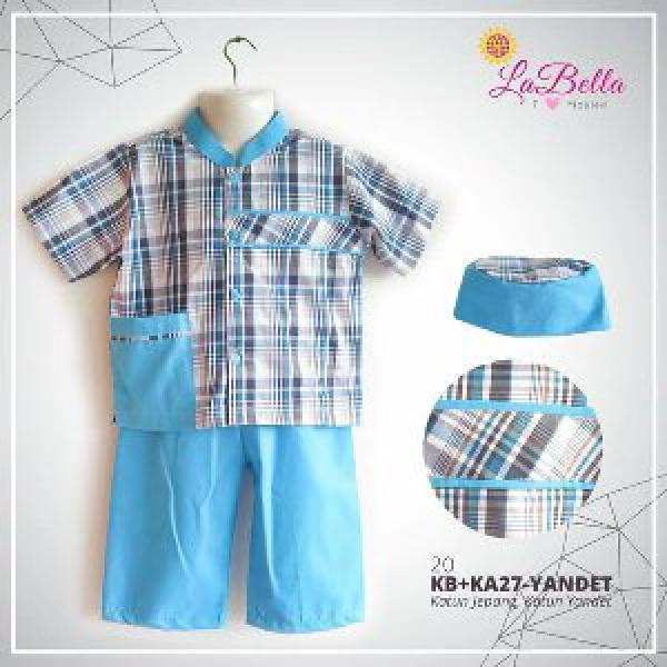 baju koko bayi labella KB biru sz 3-24 bulan