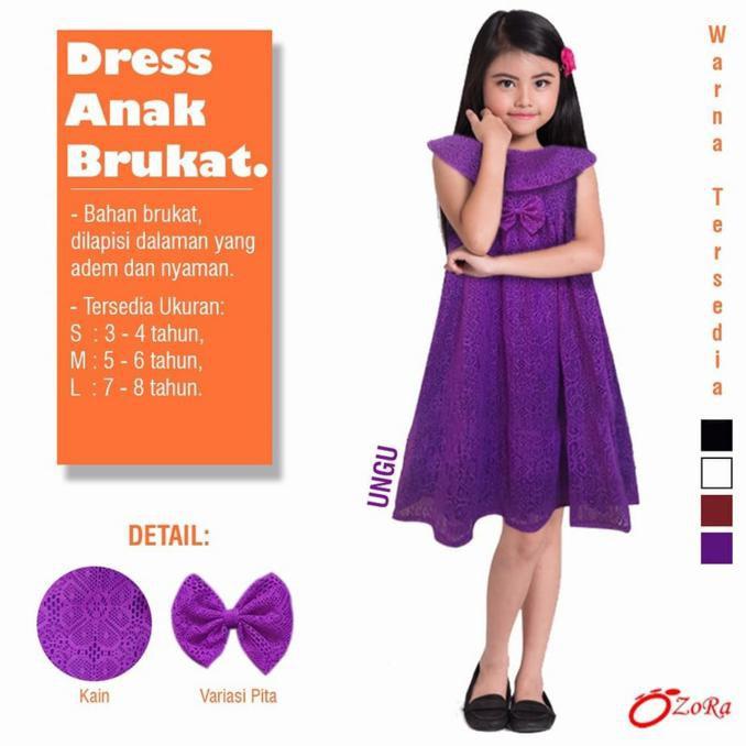 PROMO SALE BAJU DRESS BLOUSE ANAK PEREMPUAN PESTA BRANDED IMPORT OZORA CEWEK .. FZ001XO